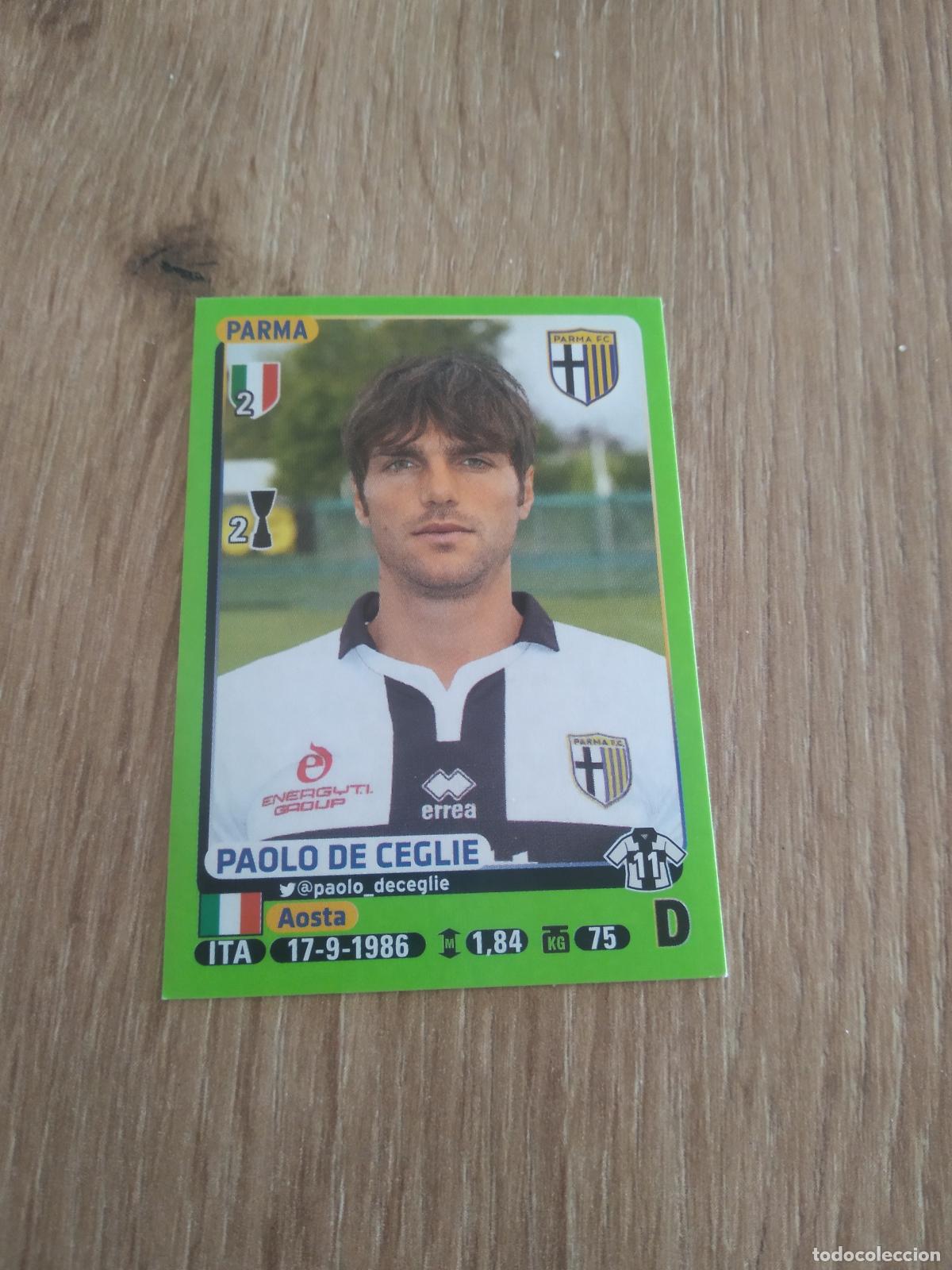 Cartes &agrave; collectionner de Football: 376 PAOLO DE CEGLIE PARMA CROMO FUTBOL PANINI LIGA ITALIA 14-15 CALCIATORI 2014-2015