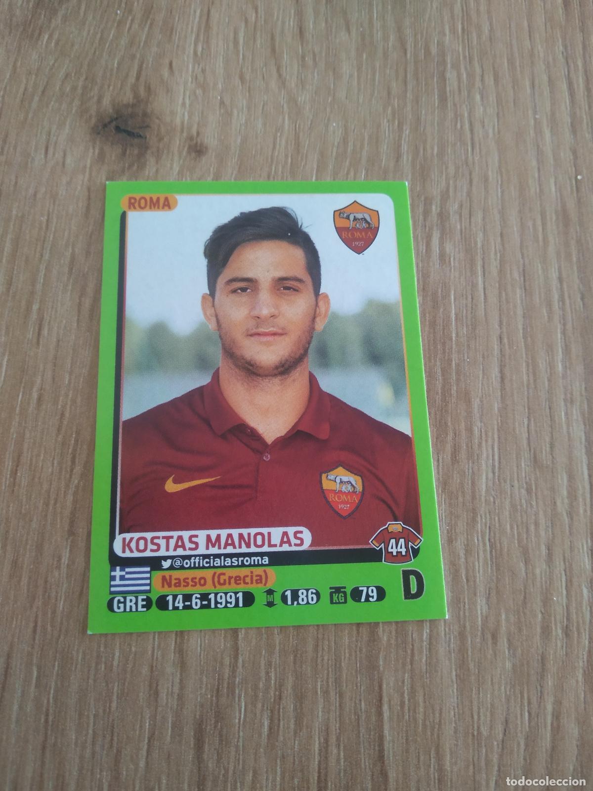 Cartes &agrave; collectionner de Football: 396 KOSTAS MANOLAS ROMA CROMO FUTBOL PANINI LIGA ITALIA 14-15 CALCIATORI 2014-2015