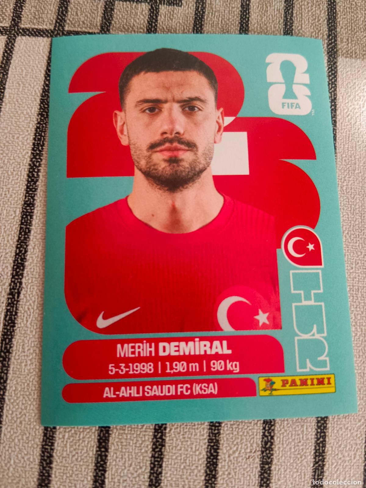 Cromos de Futebol: MUNDIAL 2026 ESTADOS UNIDOS USA MEXICO MEJICO CANADA TUR 7 TUR7 MERIH DEMIRAL TURQUIA FIFA