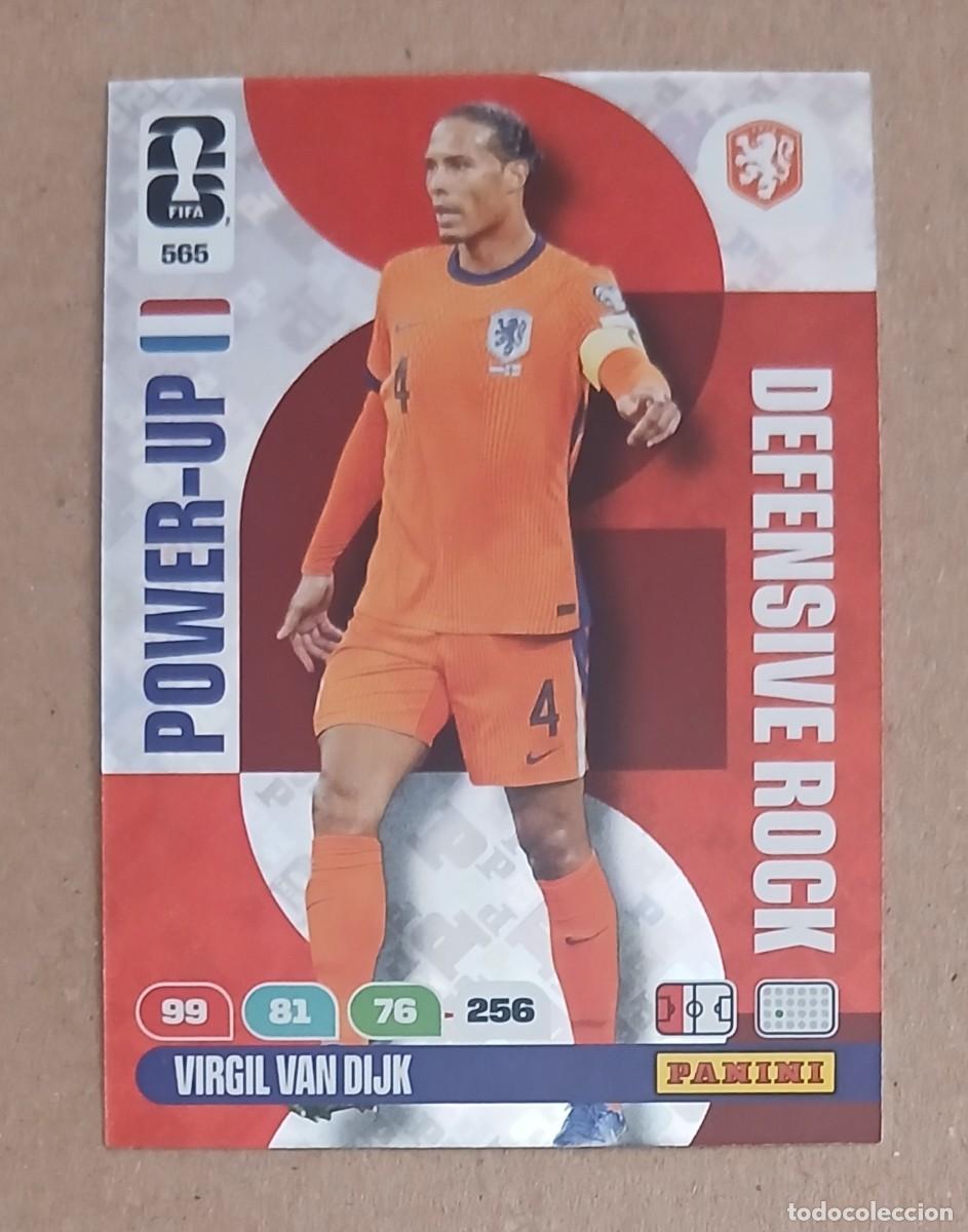 Cromos de Futebol: CROMO n&ordm; 565 VAN DIJK HOLANDA DEFENSIVE ROCK ADRENALYN XL FIFA WORLD CUP 2026E PANINI. Nuevo.