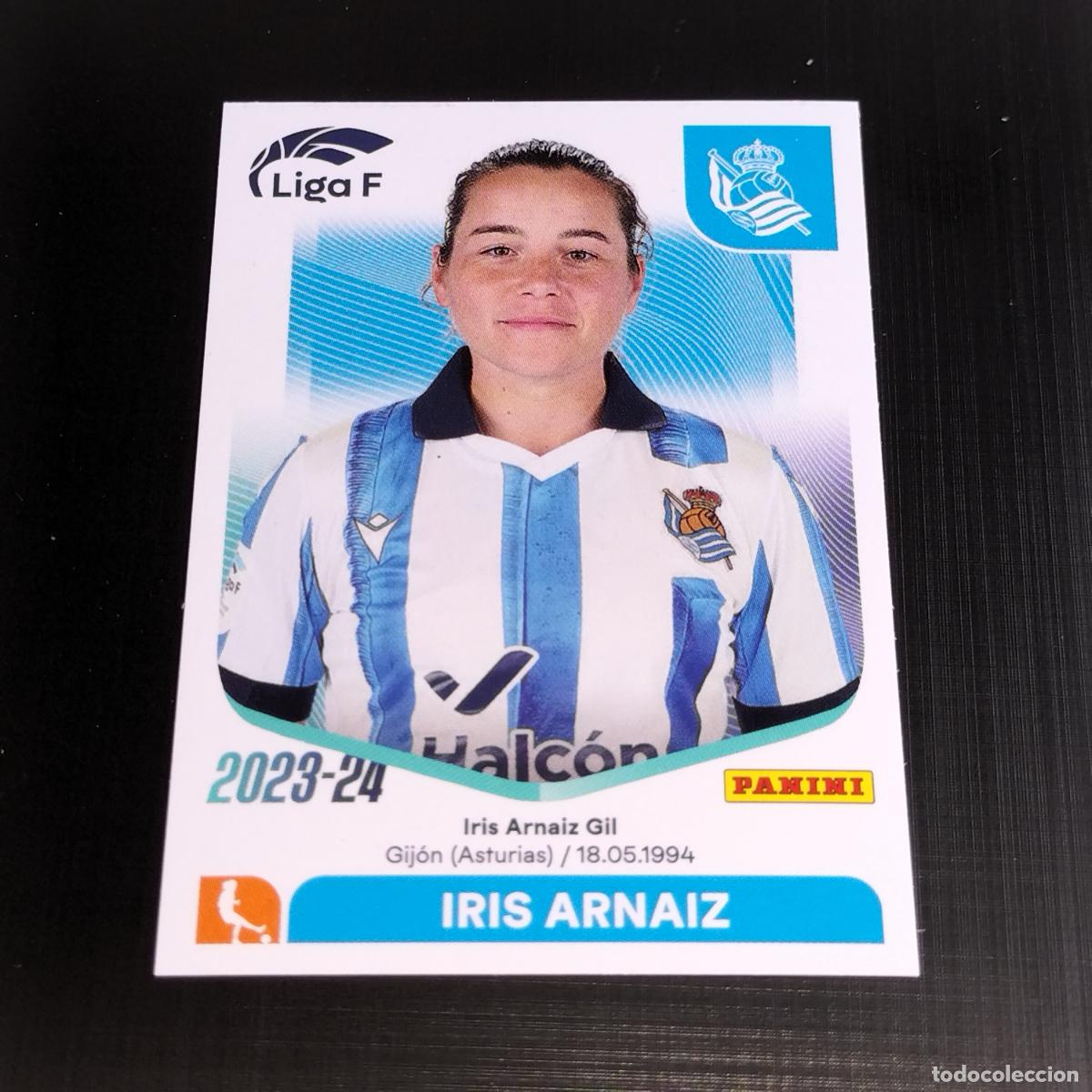 Cromos de f&uacute;tbol: N&ordm; 233 IRIS ARNAIZ REAL SOCIEDAD CROMOS LIGA F FEMENINA PANINI 2023 2024 23 24