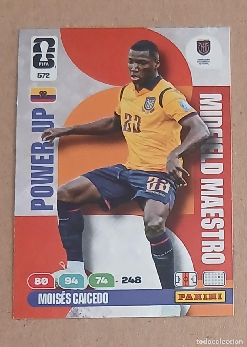 Cromos de f&uacute;tbol: CROMO n&ordm; 572 MOIS&Eacute;S CAICEDO ECUADOR MAESTRO ADRENALYN XL FIFA WORLD CUP 2026E PANINI. Nuevo.