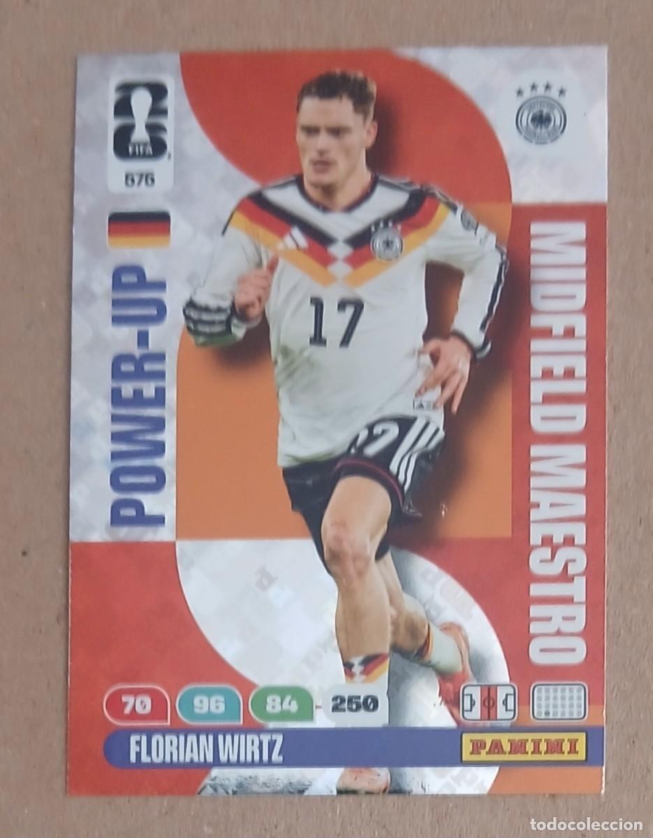 Figurine di Calcio: CROMO n&ordm; 575 FLORIAN WIRTZ ALEMANIA MAESTRO ADRENALYN XL FIFA WORLD CUP 2026E PANINI. Nuevo.