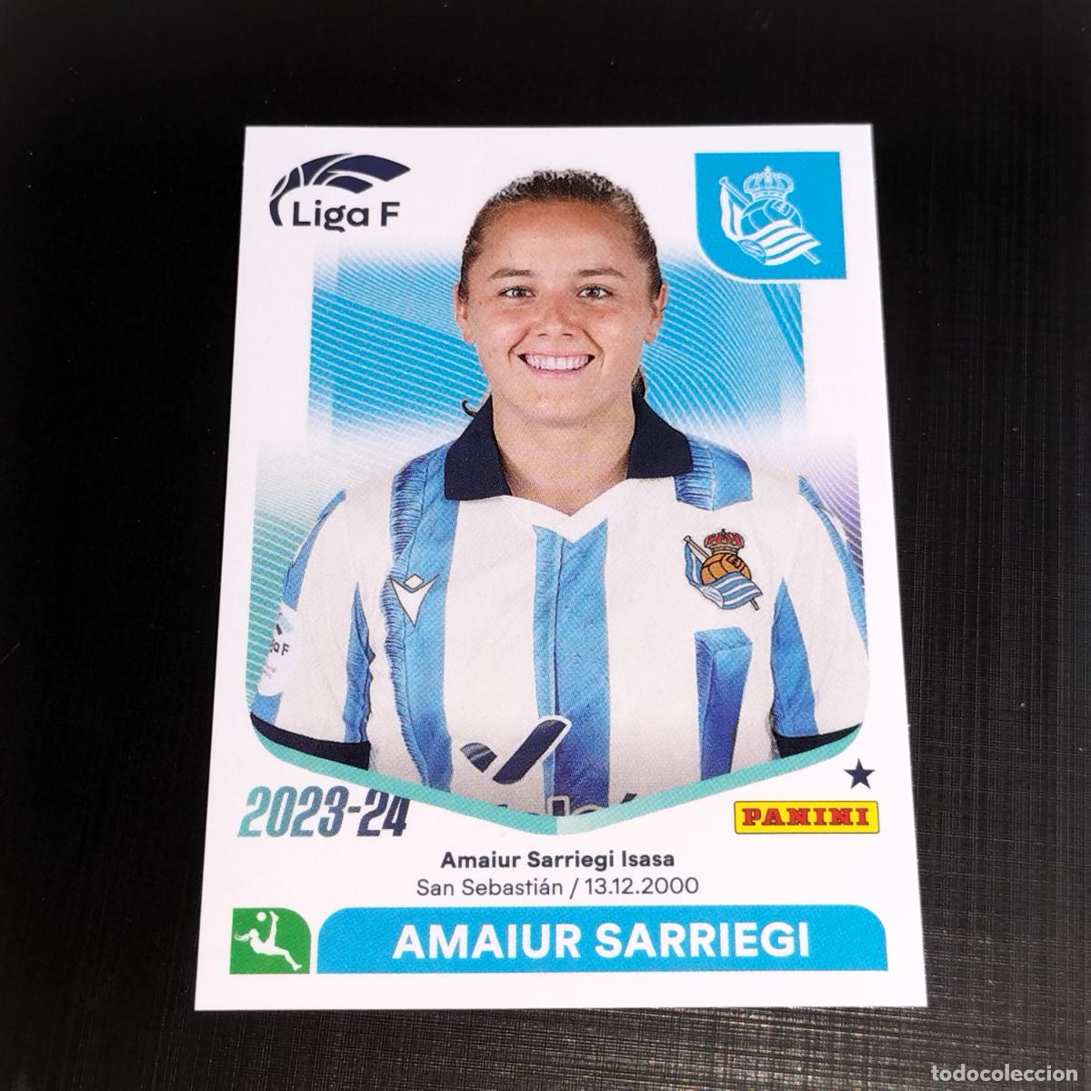 Figurine di Calcio: N&ordm; 237 AMAIUR SARRIEGI REAL SOCIEDAD CROMOS LIGA F FEMENINA PANINI 2023 2024 23 24