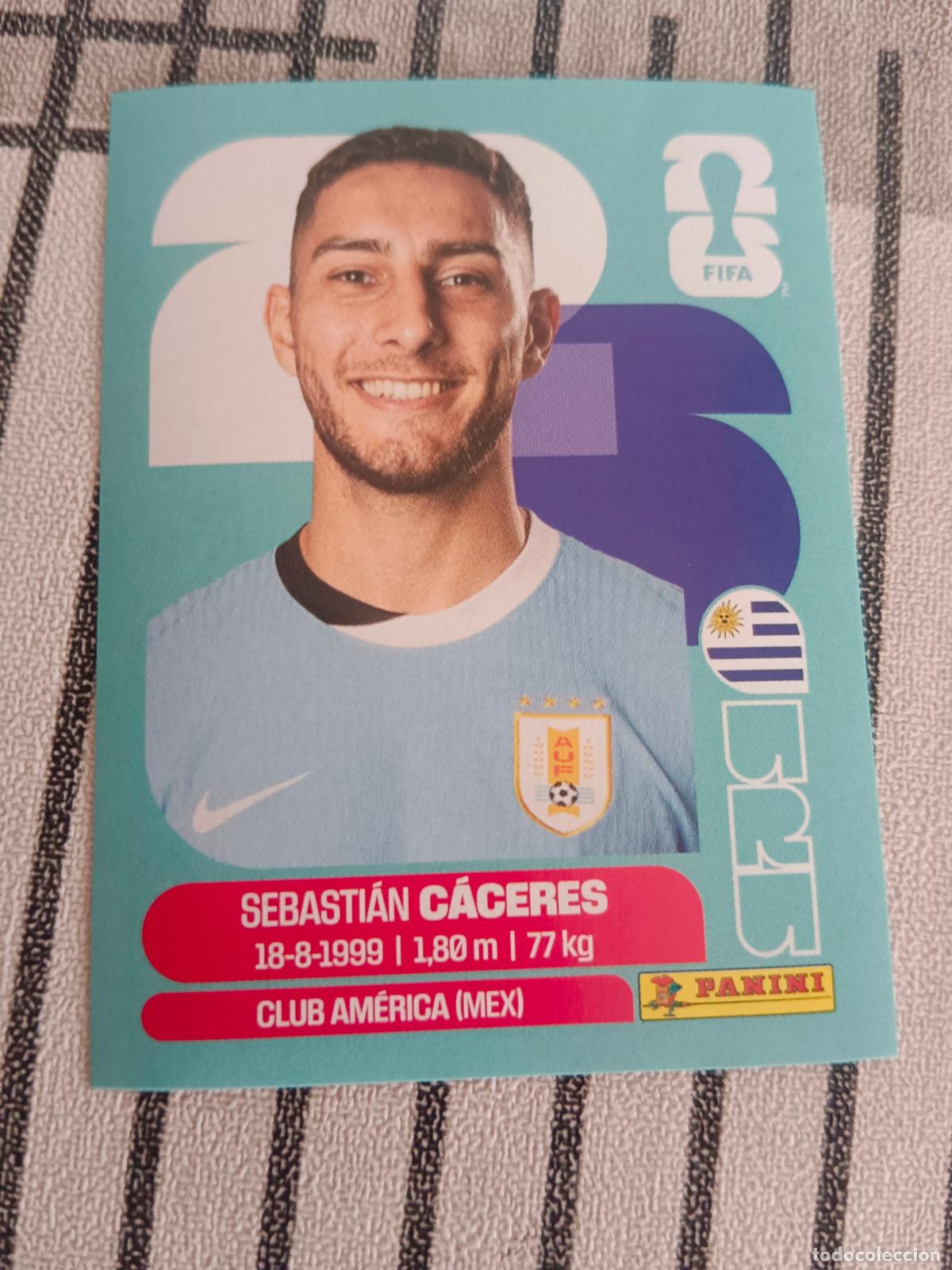 Figurine di Calcio: MUNDIAL 2026 ESTADOS UNIDOS USA MEXICO MEJICO CANADA URU 6 URU6 SEBASTIAN CACERES URUGUAY FIFA