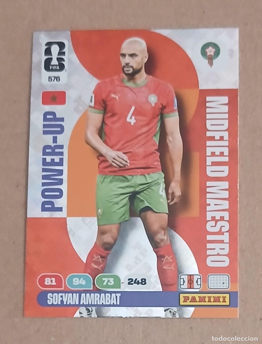 Figurine di Calcio: CROMO n&ordm; 576 SOFYAN AMRABAT MARRUECOS MAESTRO ADRENALYN XL FIFA WORLD CUP 2026E PANINI. Nuevo.
