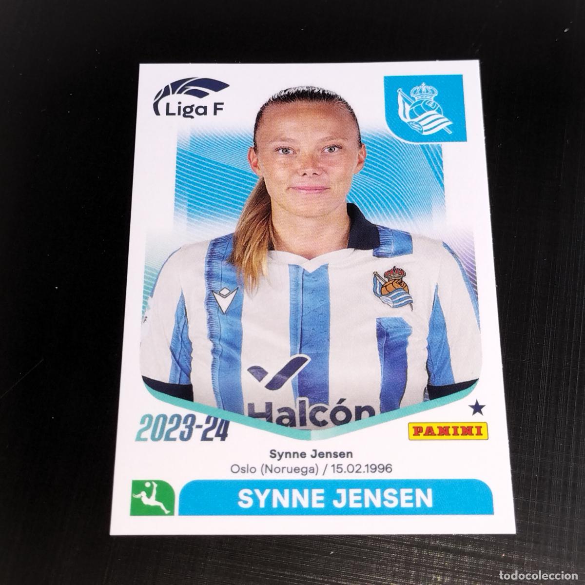 Fu&szlig;ball-Sticker: N&ordm; 240 SYNNE JENSEN REAL SOCIEDAD CROMOS LIGA F FEMENINA PANINI 2023 2024 23 24