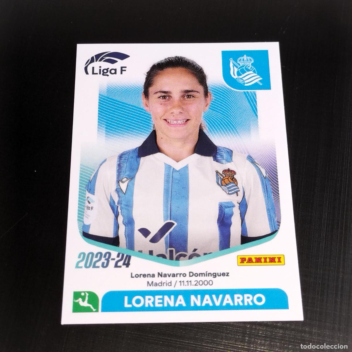 Fu&szlig;ball-Sticker: N&ordm; 241 LORENA NAVARRO REAL SOCIEDAD CROMOS LIGA F FEMENINA PANINI 2023 2024 23 24