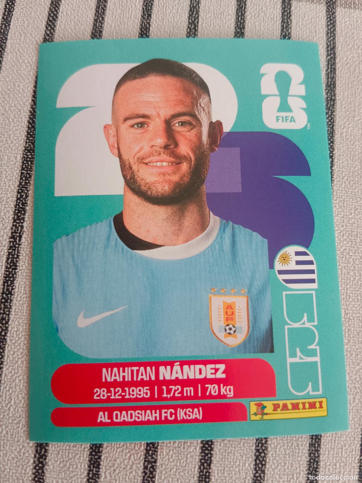 Fu&szlig;ball-Sticker: MUNDIAL 2026 ESTADOS UNIDOS USA MEXICO MEJICO CANADA URU 9 URU9 NAHITAN NANDEZ URUGUAY FIFA