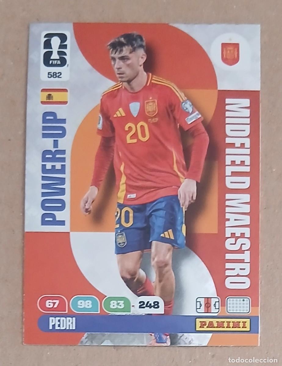Fu&szlig;ball-Sticker: CROMO n&ordm; 582 PEDRI ESPA&Ntilde;A MAESTRO ADRENALYN XL FIFA WORLD CUP 2026E PANINI. Nuevo.