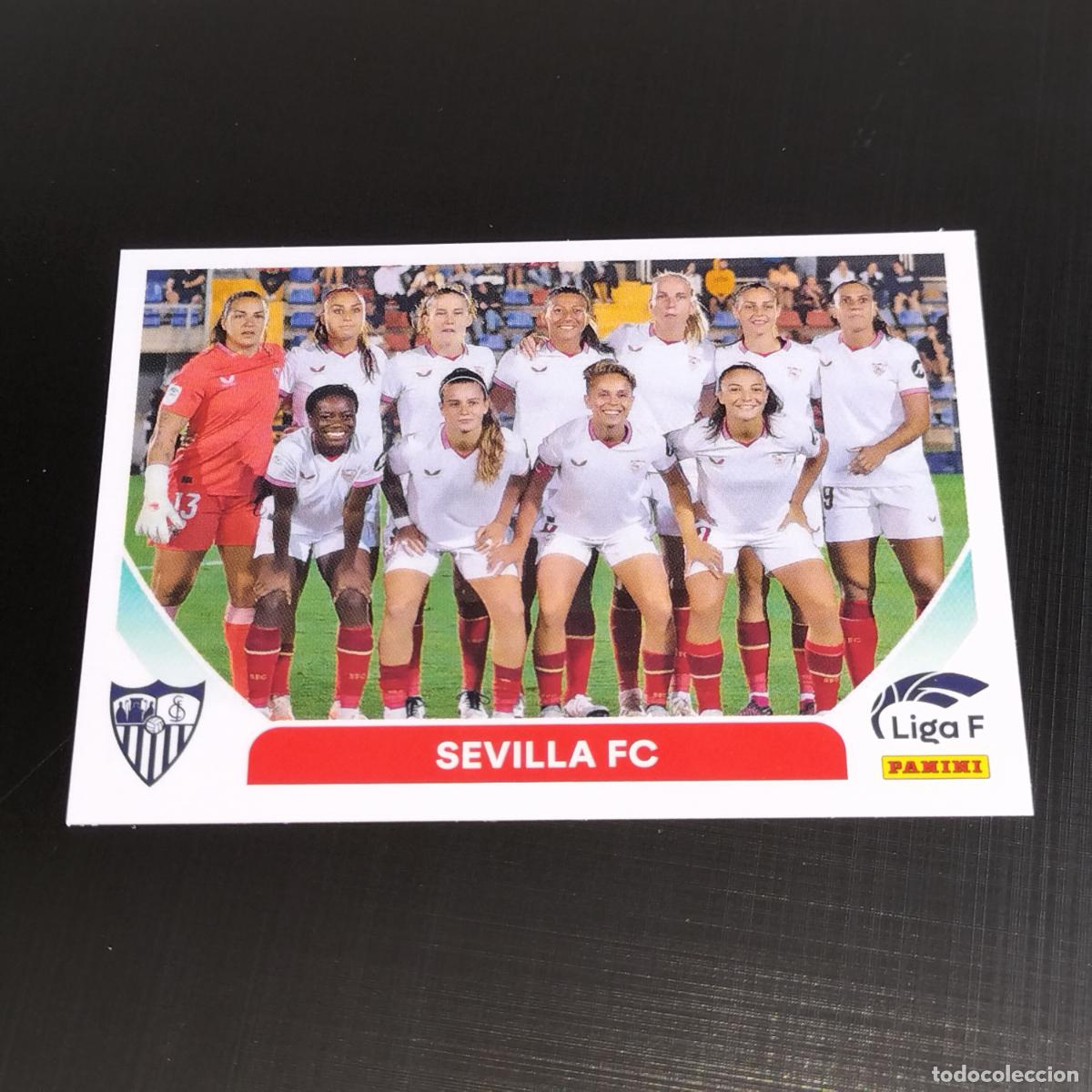 Fu&szlig;ball-Sticker: N&ordm; 243 ALINEACION EQUIPO SEVILLA CROMOS LIGA F FEMENINA PANINI 2023 2024 23 24
