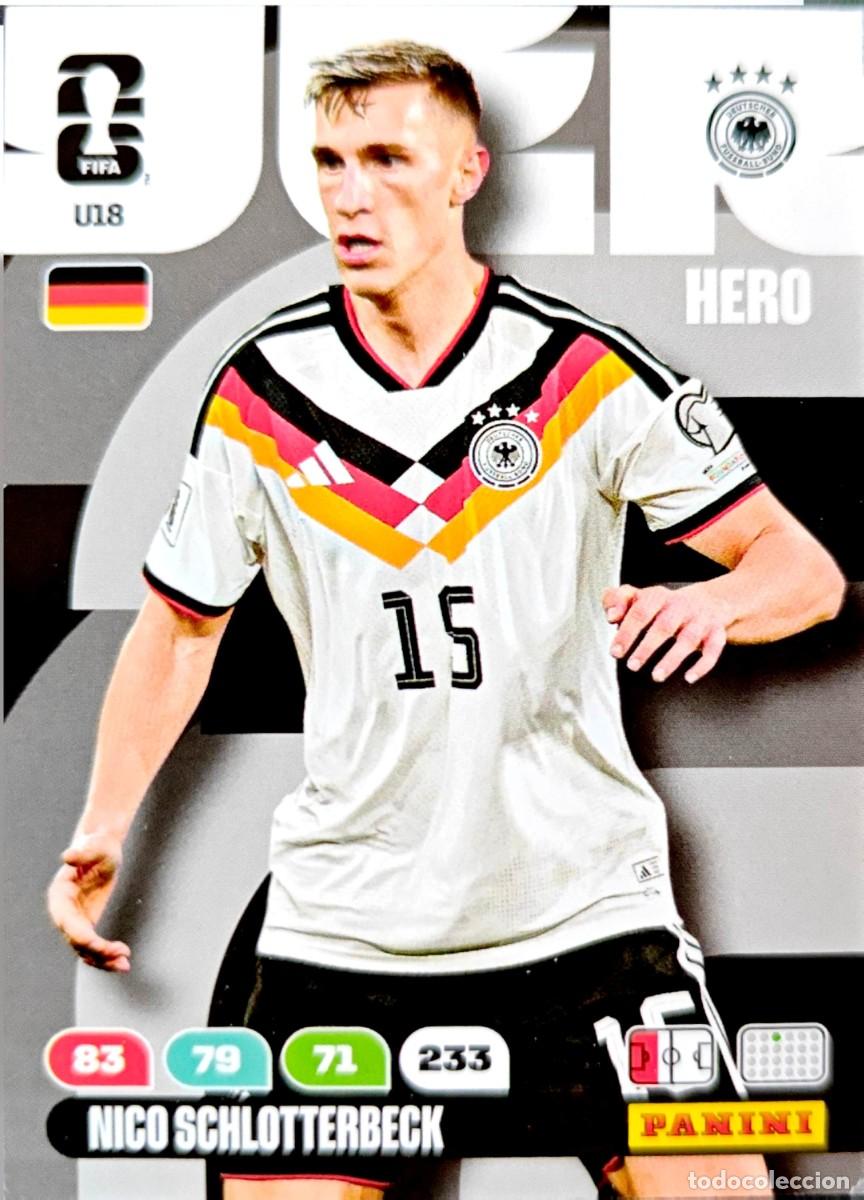 Fu&szlig;ball-Sticker: U18 Nico Schlotterbeck - ALEMANIA - UPGRADE UPDATE - PANINI Adrenalyn FIFA World Cup 2026