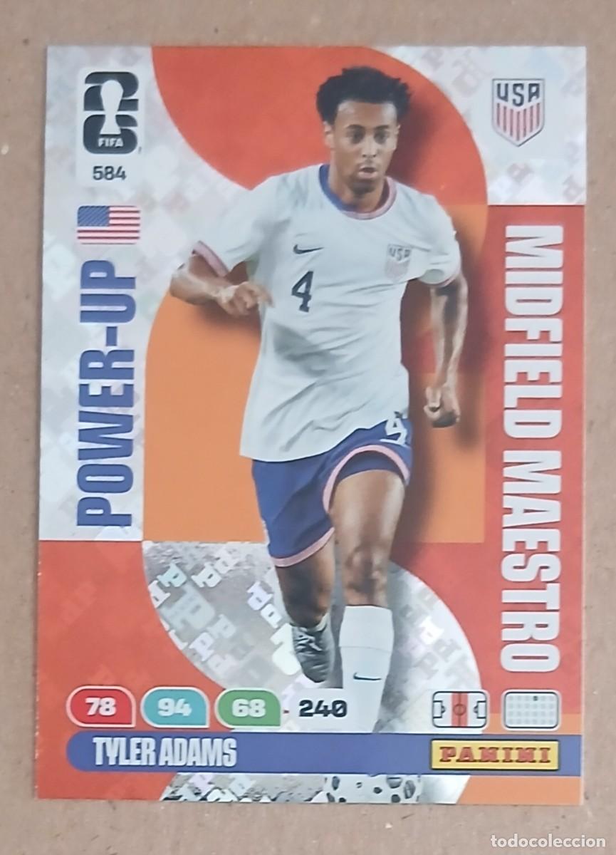 Cartes &agrave; collectionner de Football: CROMO n&ordm; 584 TYLER ADAMS USA MAESTRO ADRENALYN XL FIFA WORLD CUP 2026E PANINI. Nuevo.
