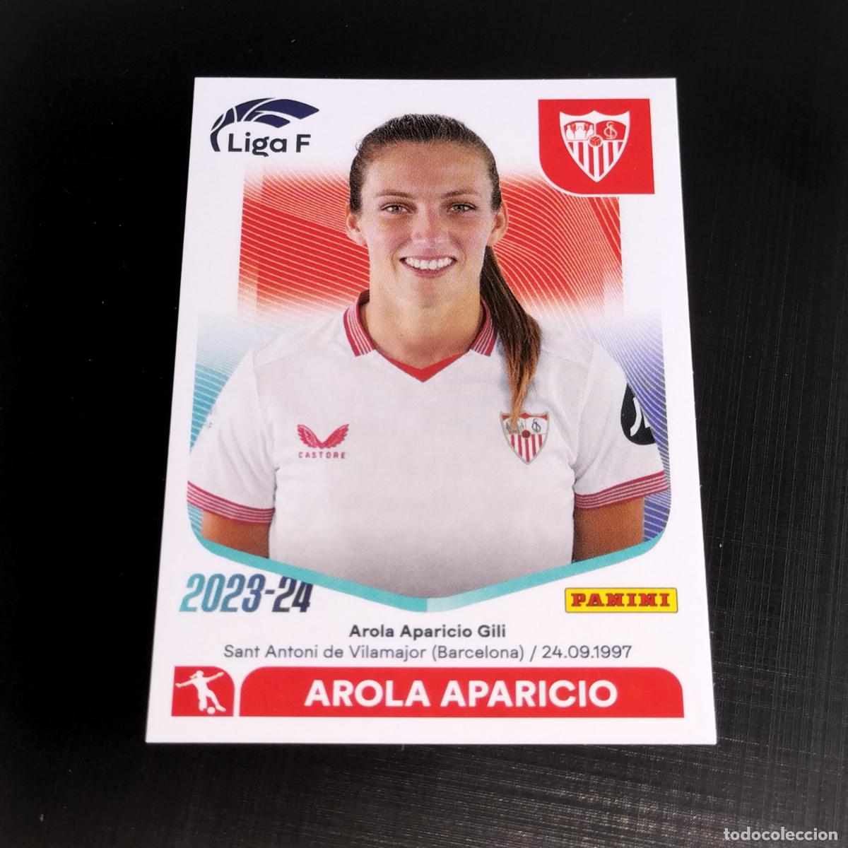 Cromos de Futebol: N&ordm; 248 AROLA APARICIO SEVILLA CROMOS LIGA F FEMENINA PANINI 2023 2024 23 24