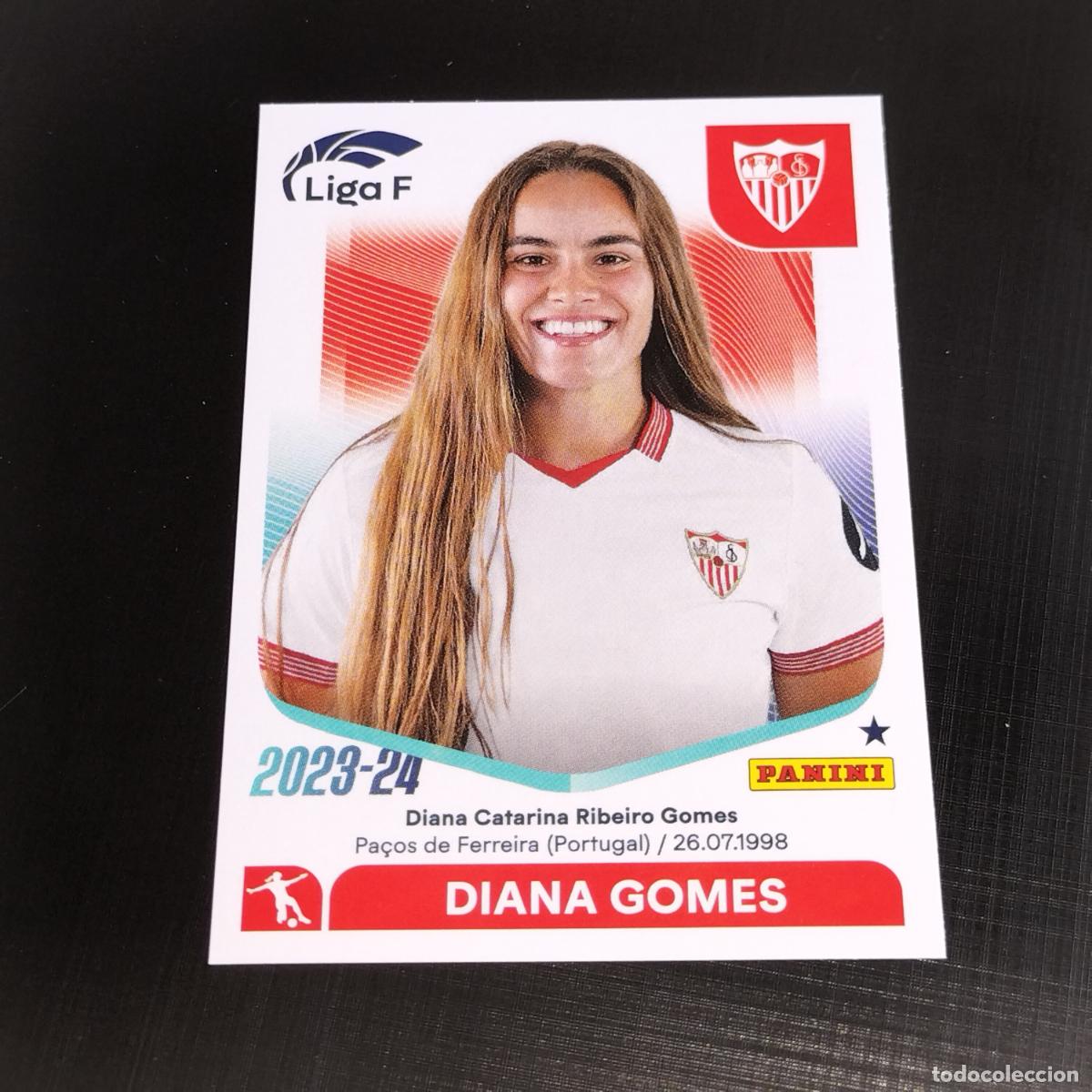 Cromos de Futebol: N&ordm; 250 DIANA GOMES SEVILLA CROMOS LIGA F FEMENINA PANINI 2023 2024 23 24