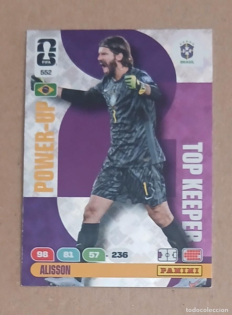 Cromos de Futebol: CROMO n&ordm; 552 ALISSON BRASIL TOP KEEPER ADRENALYN XL FIFA WORLD CUP 2026E PANINI. Nuevo.
