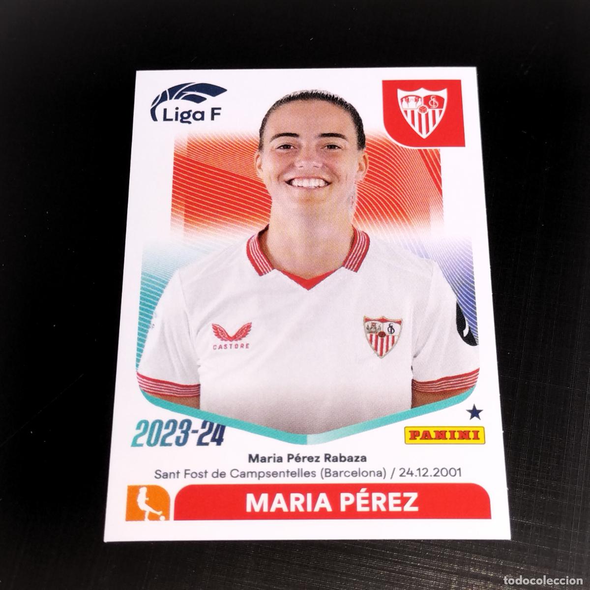 Cromos de Futebol: N&ordm; 253 MARIA PEREZ SEVILLA CROMOS LIGA F FEMENINA PANINI 2023 2024 23 24