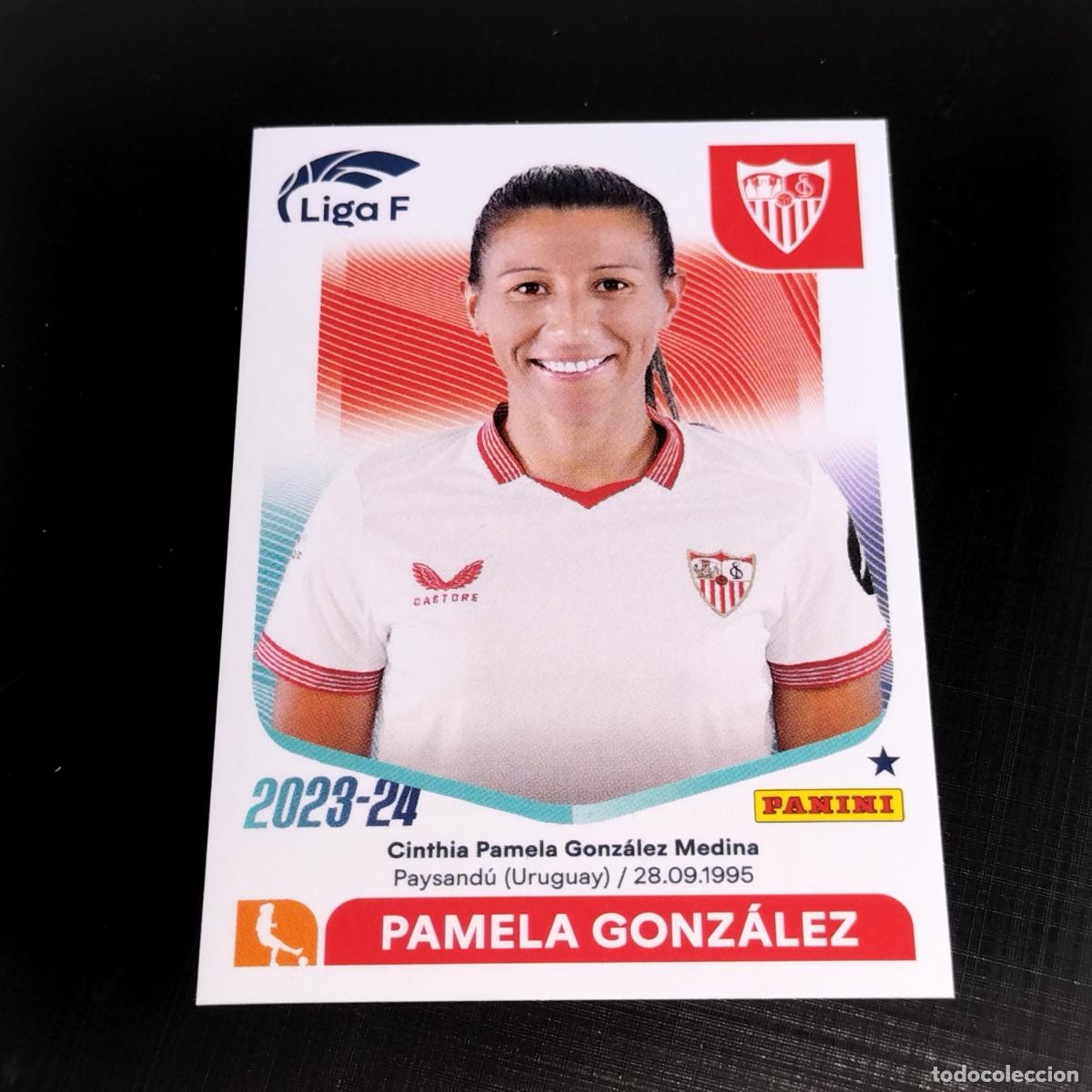 Cromos de f&uacute;tbol: N&ordm; 257 PAMELA GONZALEZ SEVILLA CROMOS LIGA F FEMENINA PANINI 2023 2024 23 24