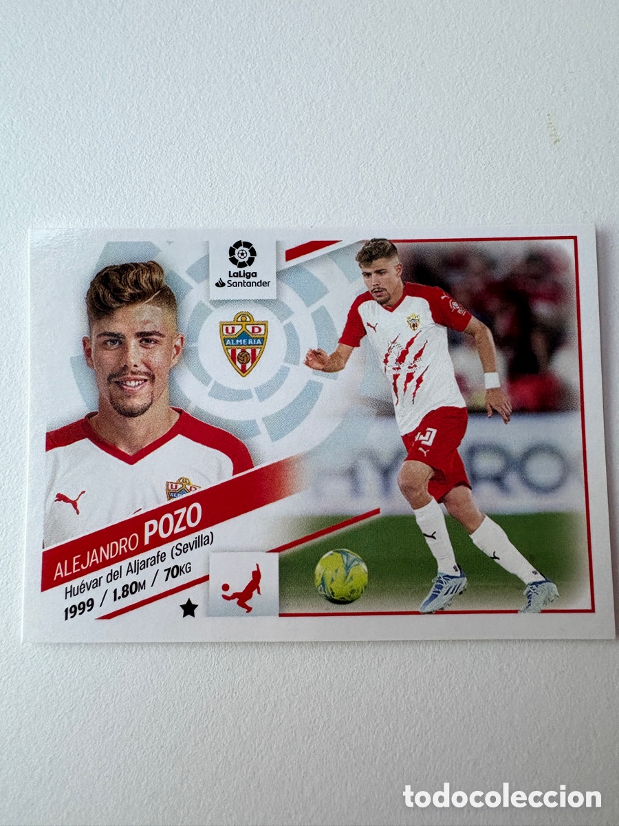 Cromos de Futebol: Cromo Alejandro Pozo Almer&iacute;a 5 Panini Liga Este 2022-23
