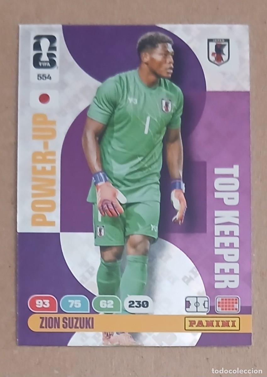 Cromos de f&uacute;tbol: CROMO n&ordm; 554 ZION SUZUKI JAP&Oacute;N TOP KEEPER ADRENALYN XL FIFA WORLD CUP 2026E PANINI. Nuevo.
