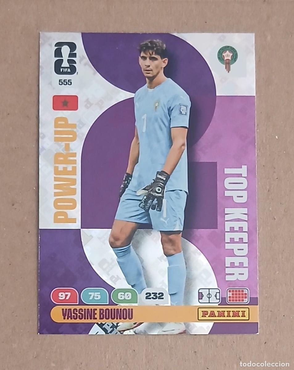 Cromos de f&uacute;tbol: CROMO n&ordm; 555 YASSINE BOUNOU MARRUECOS TOP KEEPER ADRENALYN XL FIFA WORLD CUP 2026E PANINI. Nuevo.