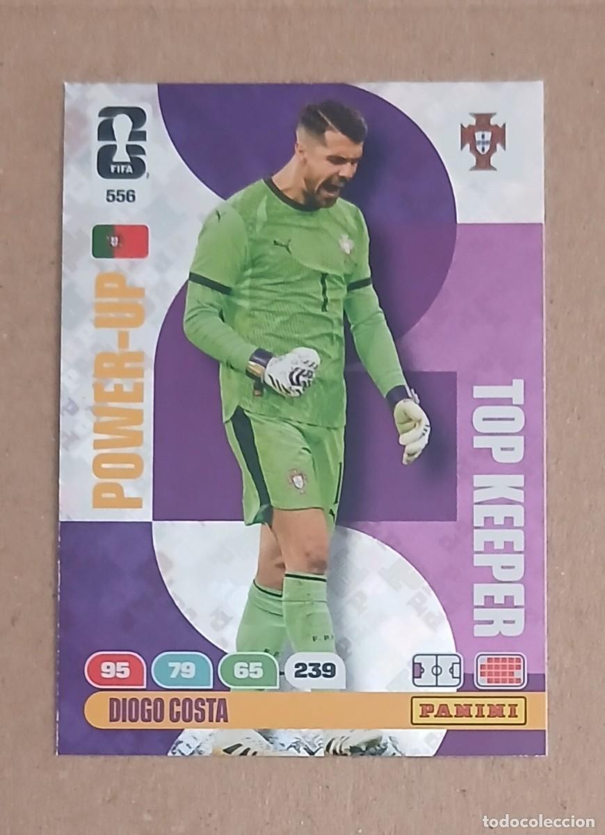 Cromos de f&uacute;tbol: CROMO n&ordm; 556 DIOGO COSTA PORTUGAL TOP KEEPER ADRENALYN XL FIFA WORLD CUP 2026E PANINI. Nuevo.
