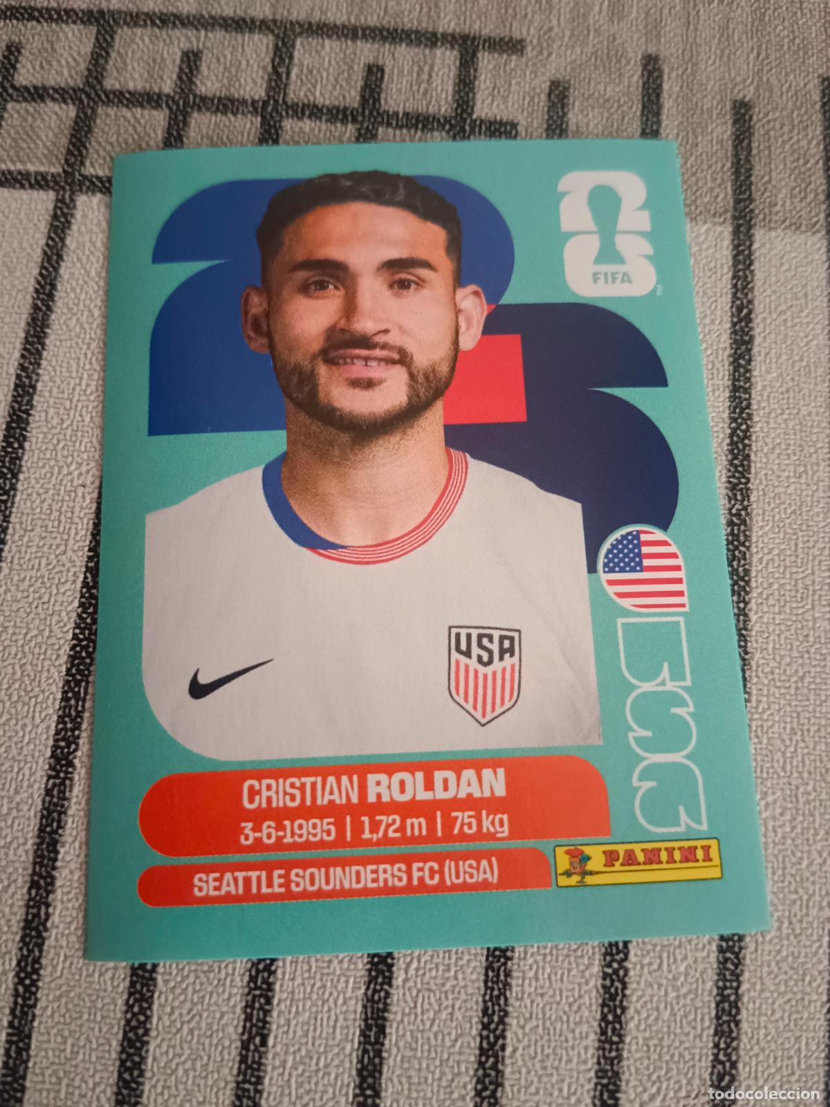 Cromos de f&uacute;tbol: MUNDIAL 2026 ESTADOS UNIDOS USA MEXICO MEJICO CANADA USA 11 USA11 CRISTIAN ROLDAN USA FIFA