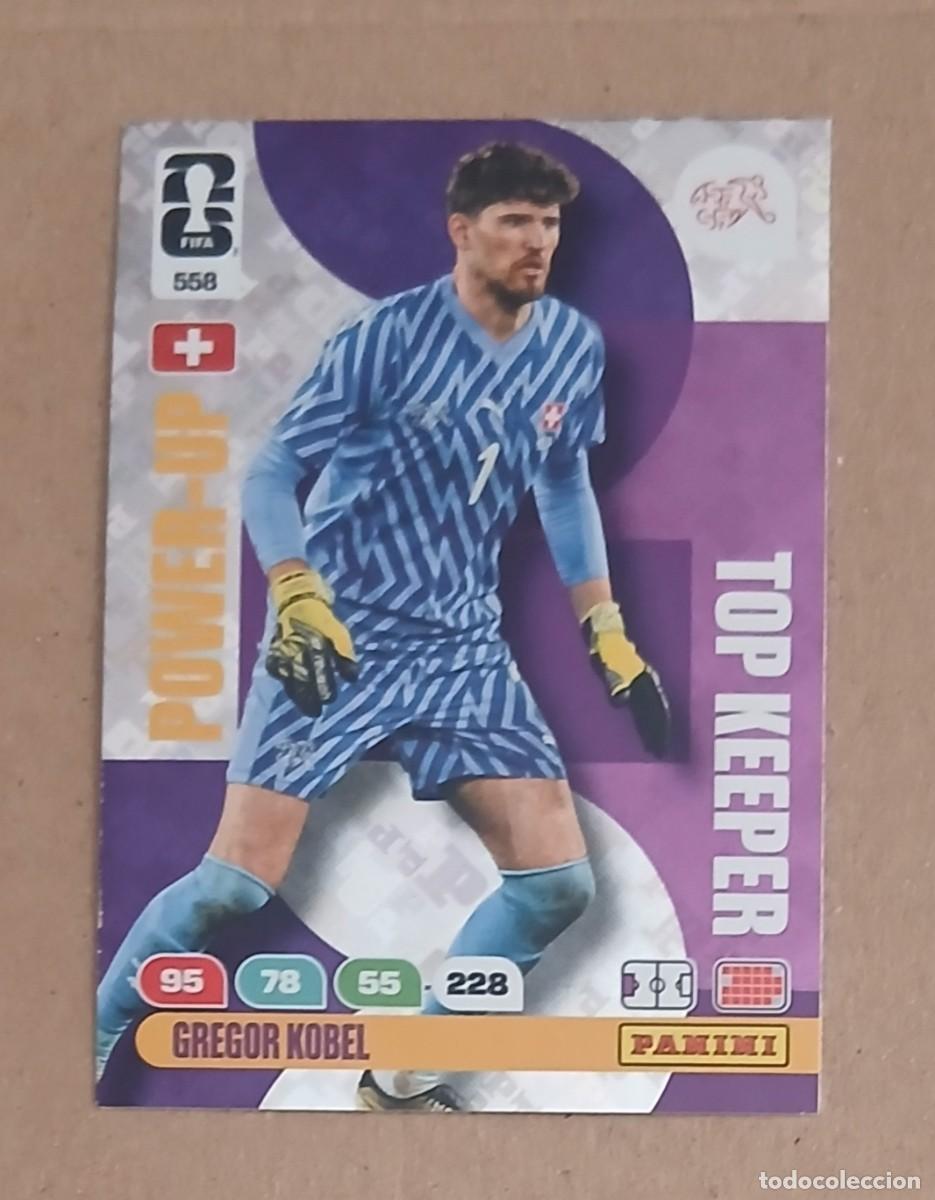 Cromos de f&uacute;tbol: CROMO n&ordm; 558 GREGOR KOBEL SUIZA TOP KEEPER ADRENALYN XL FIFA WORLD CUP 2026E PANINI. Nuevo.