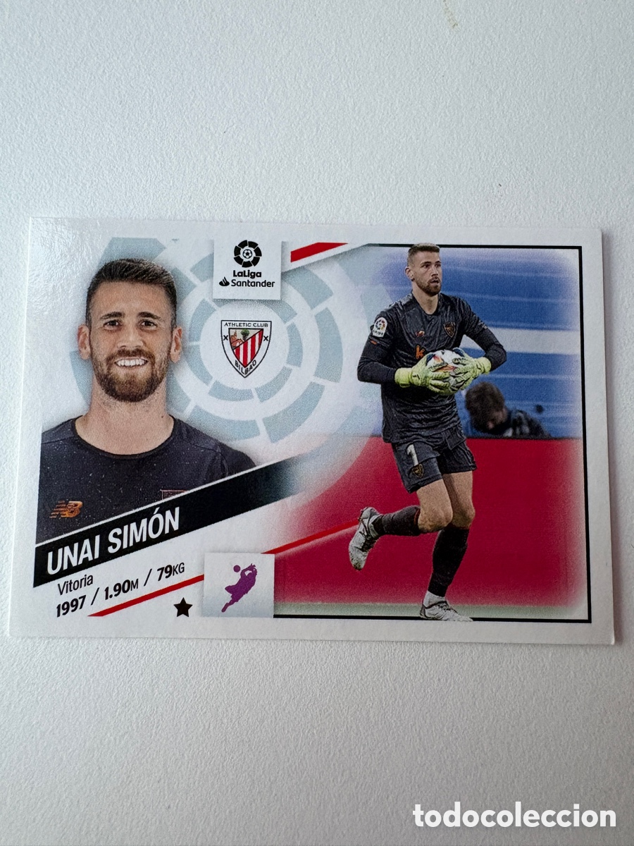 Cromos de f&uacute;tbol: Cromo Unai Sim&oacute;n Athletic Club de Bilbao 3 Panini Liga Este 2022-23