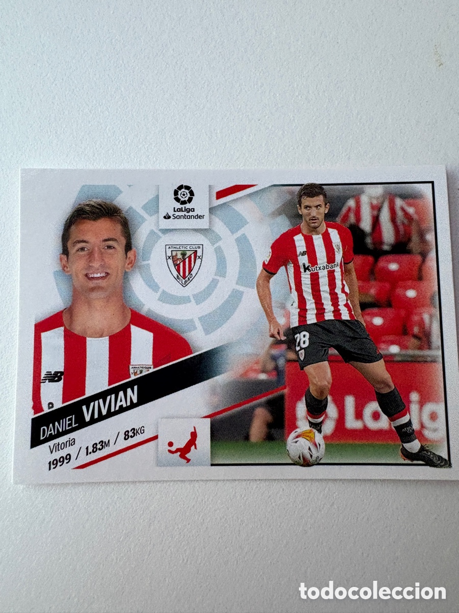 Cromos de f&uacute;tbol: Cromo Daniel Viv&iacute;an Atlhetic Club de Bilbao 8A Panini Liga Este 2022-23