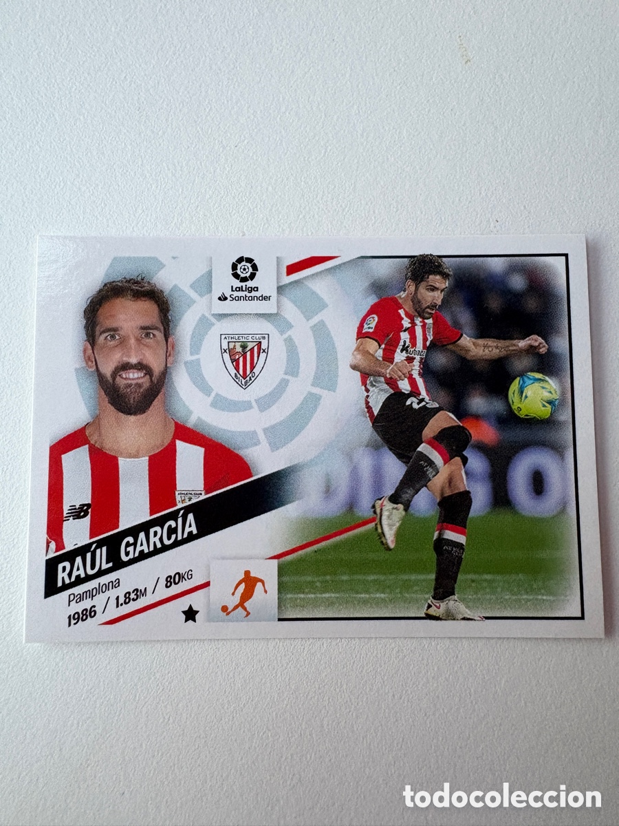 Fu&szlig;ball-Sticker: Cromo Ra&uacute;l Garc&iacute;a Athletic Club de Bilbao 15A Panini Liga Este 2022-23