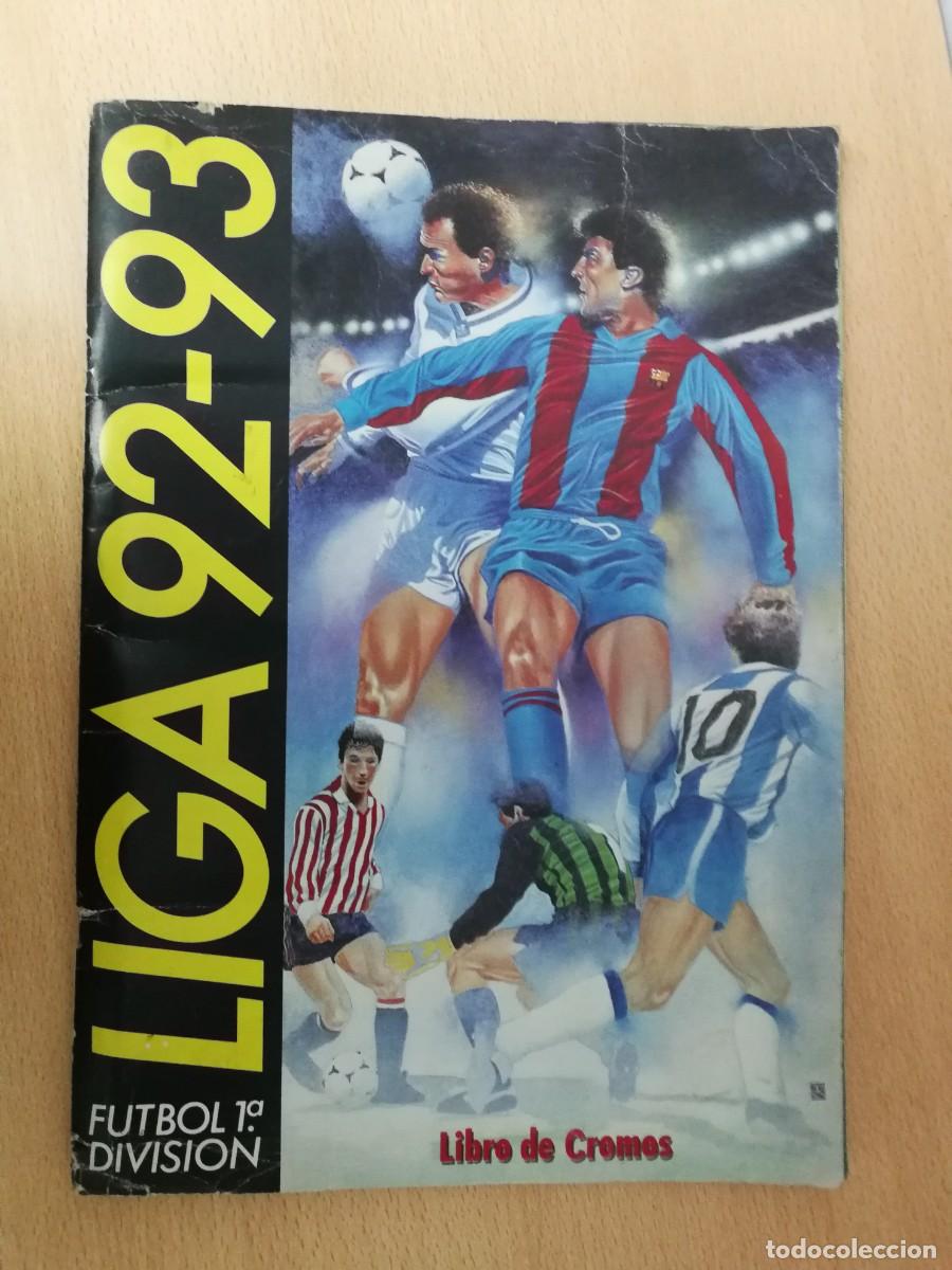 Fu&szlig;ball-Sticker: Album Este 92/93 con solo 2 cromos, importante leer y ver fotos