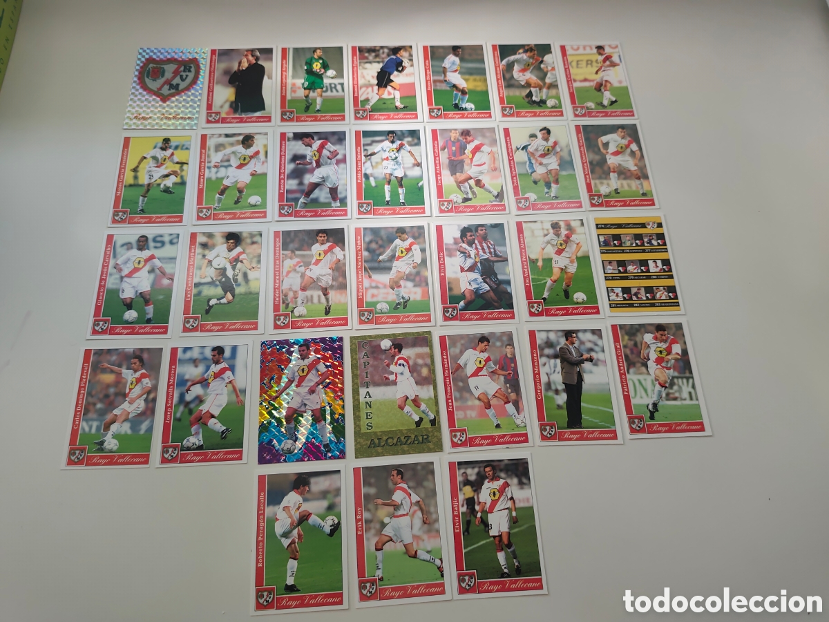 Fu&szlig;ball-Sticker: 31 CARDS RAYO VALLECANO MUNDICROMO 2001 2002 #