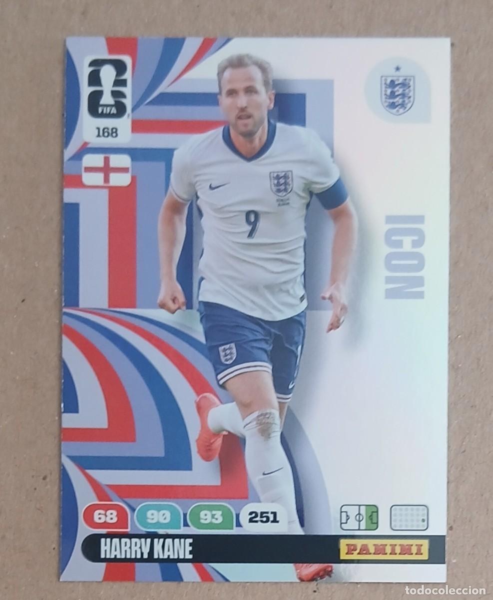 Cromos de f&uacute;tbol: CROMO n&ordm; 168 HARRY KANE ENGLAND ICON ADRENALYN XL FIFA WORLD CUP 2026E PANINI. Nuevo.
