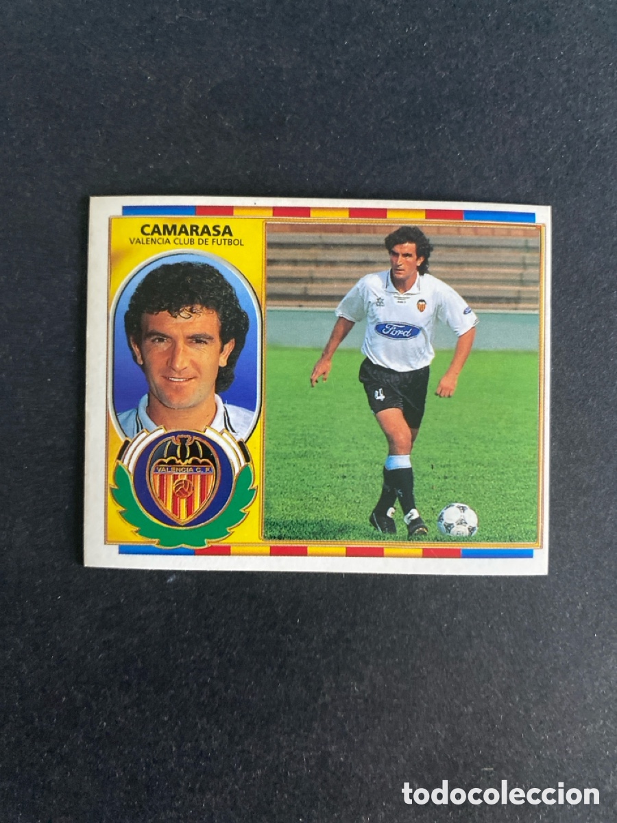 Cromos de f&uacute;tbol: Cromo liga 96/97 Valencia FC nunca pegado