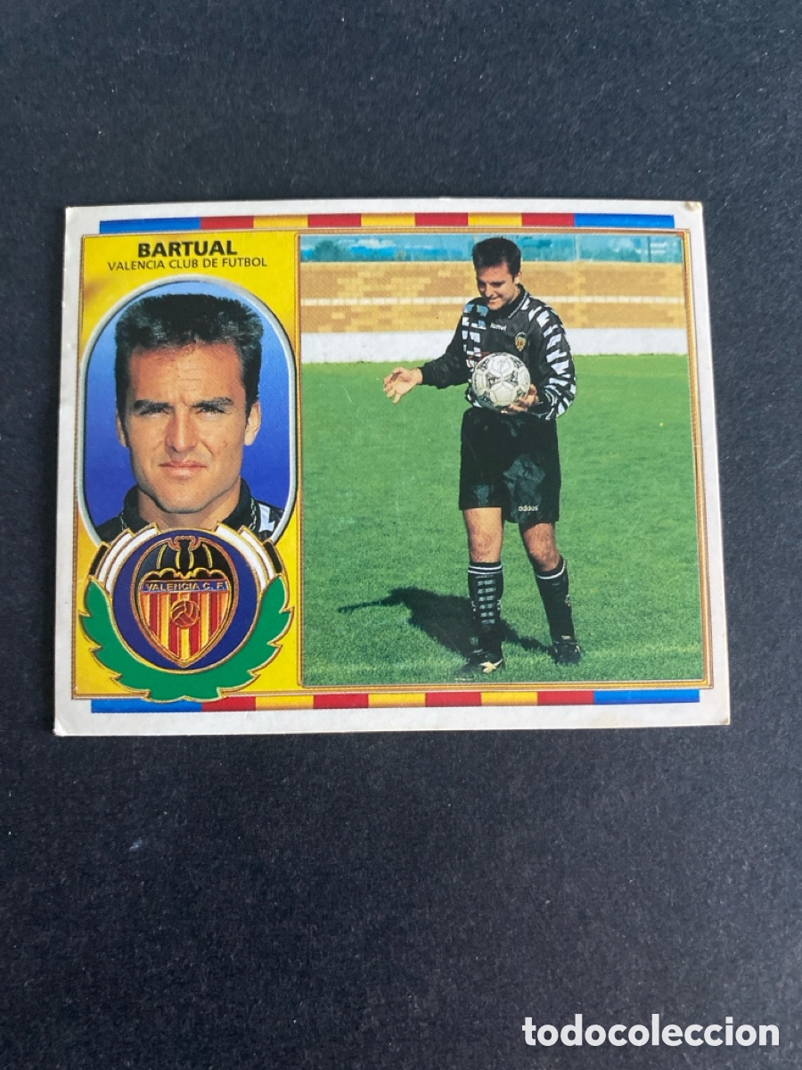 Cromos de f&uacute;tbol: Cromo liga 96/97 Valencia FC nunca pegado