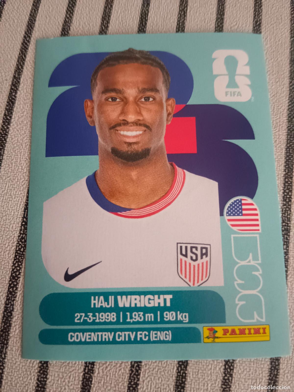 Cromos de Futebol: MUNDIAL 2026 ESTADOS UNIDOS USA MEXICO MEJICO CANADA USA 19 USA19 HAJI WRIGHT ESTADOS UNIDOS FIFA