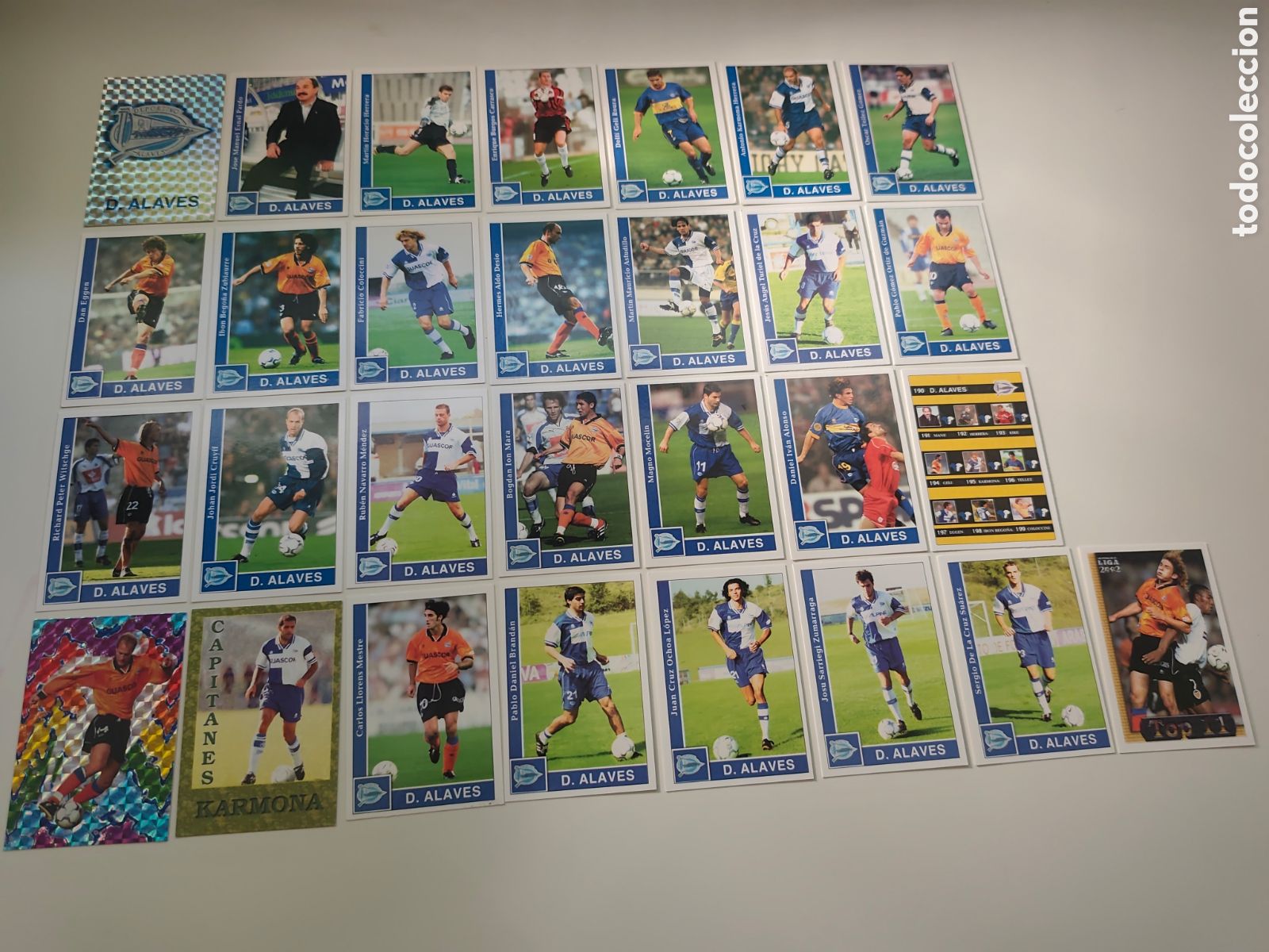 Cromos de Futebol: 29 CARDS ALAV&Eacute;S MUNDICROMO 2001 2002 #