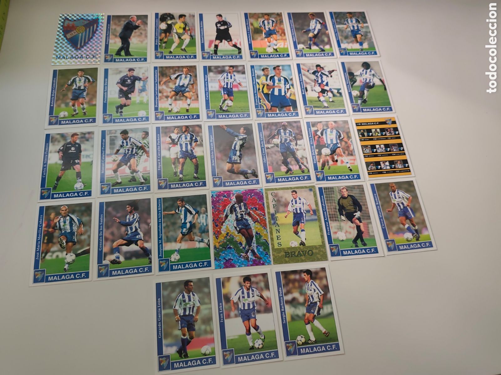 Cromos de f&uacute;tbol: 31 CARDS M&Aacute;LAGA MUNDICROMO 2001 2002 #