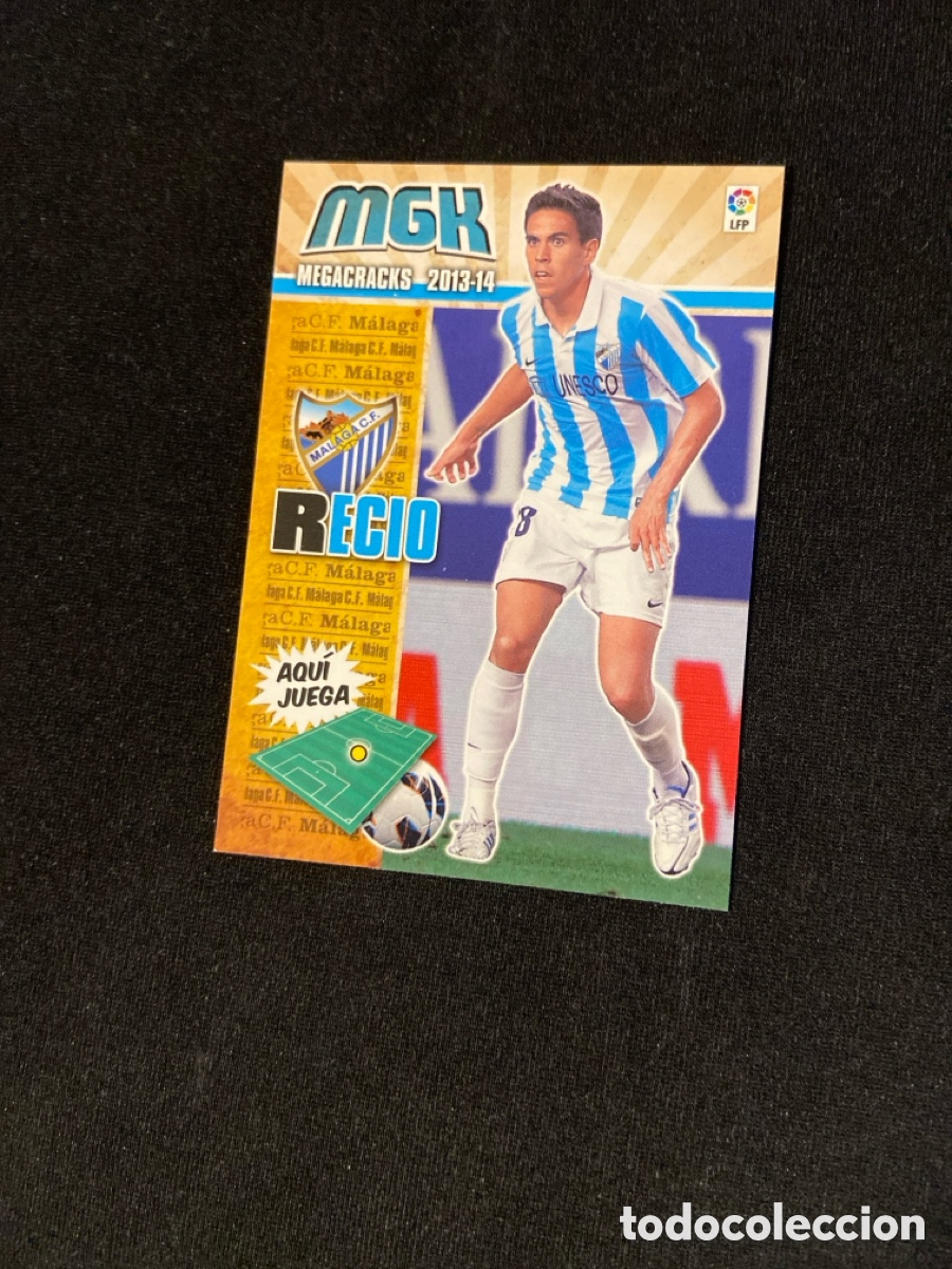 Cromos de f&uacute;tbol: RECIO 228 (M&Aacute;LAGA) MEGA