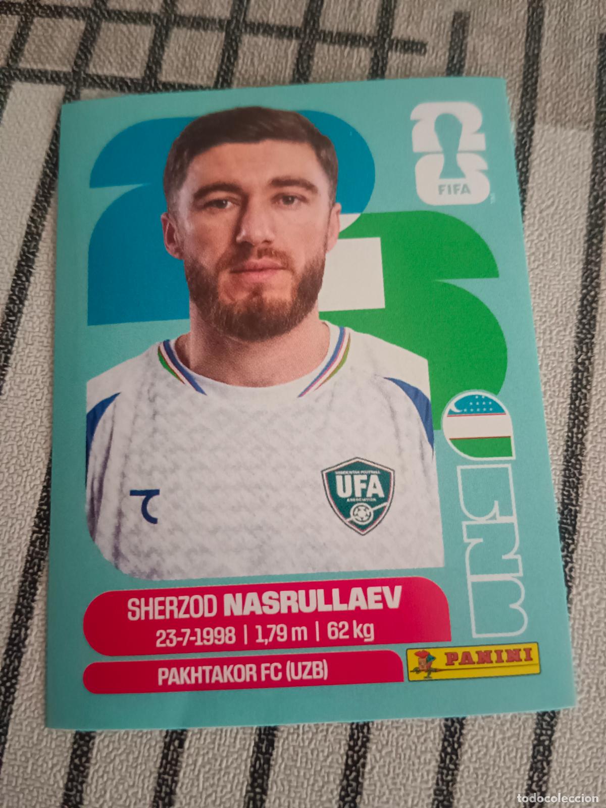 Cromos de f&uacute;tbol: MUNDIAL 2026 ESTADOS UNIDOS USA MEXICO MEJICO CANADA UZB 4 UZB4 NASRULLAEV UZBEKISTAN FIFA