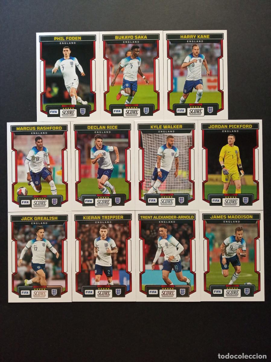 Cromos de f&uacute;tbol: LOTE 11 CROMOS INGLATERRA HARRY KANE SAKA RICE MUNDIAL 2026 ⚽ PANINI &reg; SCORE FIFA 2023 2024 23 24