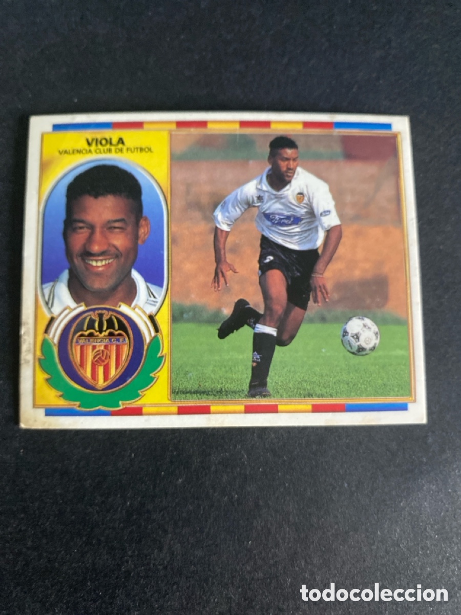 Fu&szlig;ball-Sticker: Cromo liga 96/97 Valencia CF baja nunca pegado