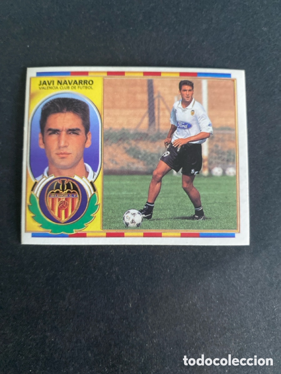 Cromos de f&uacute;tbol: Cromo liga 96/97 Valencia CF nunca pegado