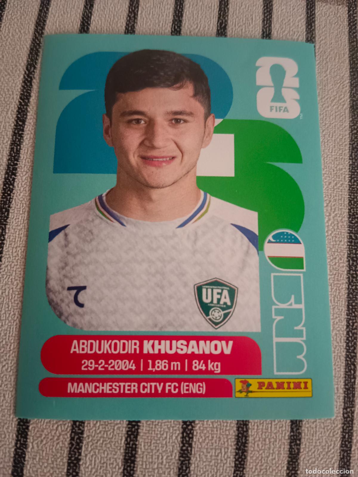Cromos de f&uacute;tbol: MUNDIAL 2026 ESTADOS UNIDOS USA MEXICO MEJICO CANADA UZB 9 UZB9 KHUSANOV UZBEKISTAN FIFA