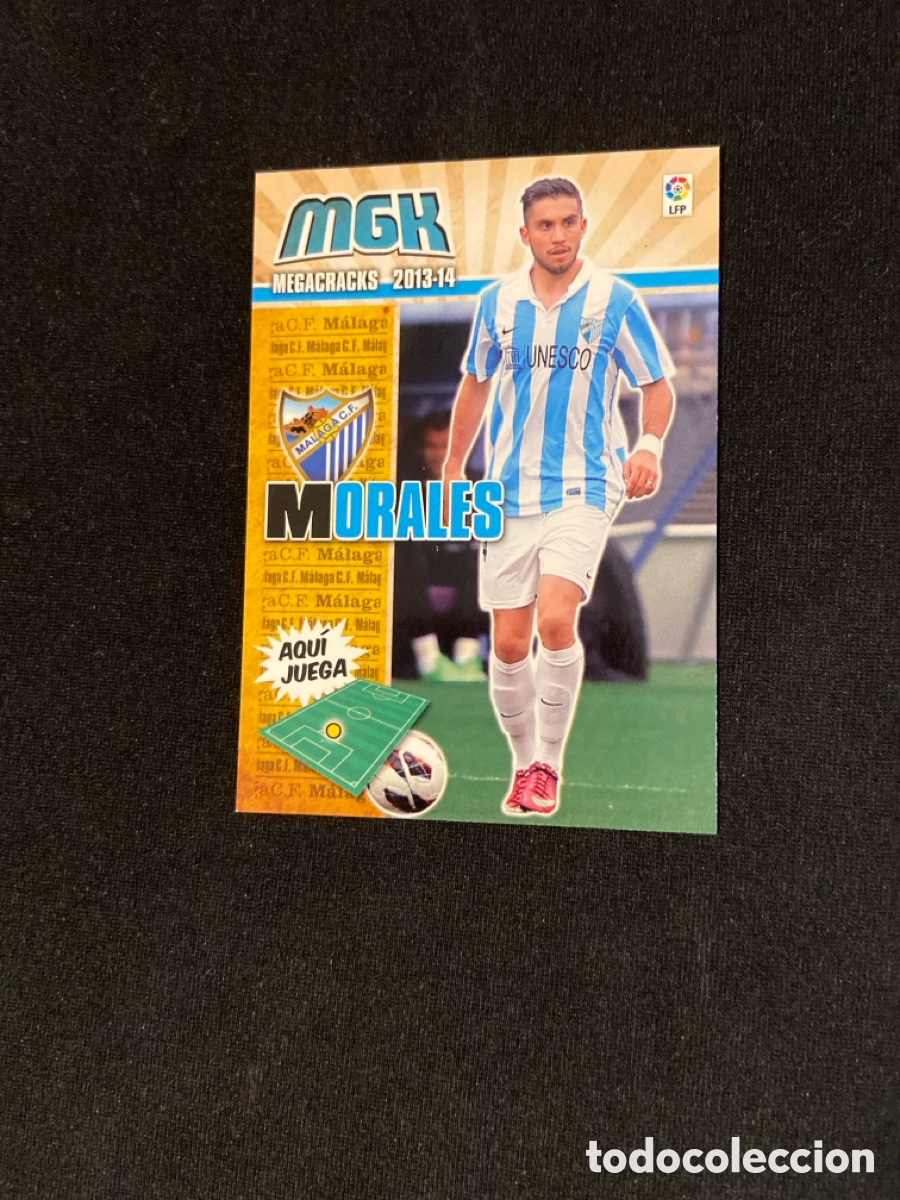 Cromos de f&uacute;tbol: MORALES 230 (M&Aacute;LAGA) MEGA