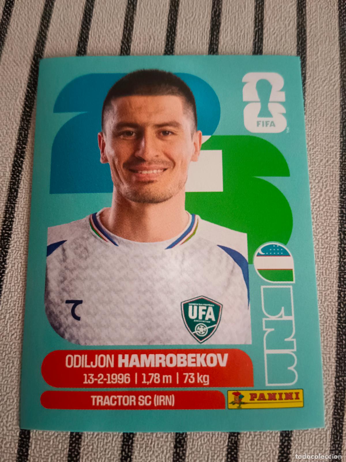Cromos de f&uacute;tbol: MUNDIAL 2026 ESTADOS UNIDOS USA MEXICO MEJICO CANADA UZB 10 UZB10 HAMROBEKOV UZBEKISTAN FIFA