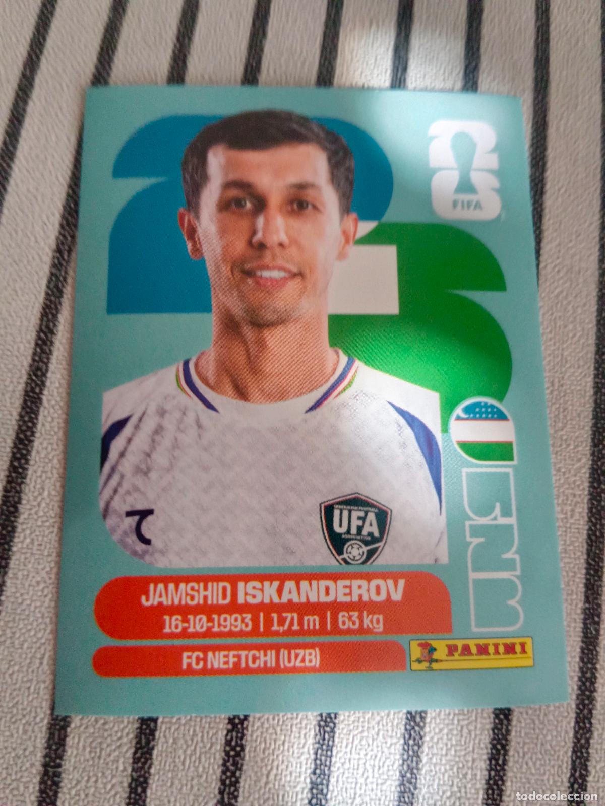 Cromos de f&uacute;tbol: MUNDIAL 2026 ESTADOS UNIDOS USA MEXICO MEJICO CANADA UZB 12 UZB12 ISKANDEROV UZBEKISTAN FIFA