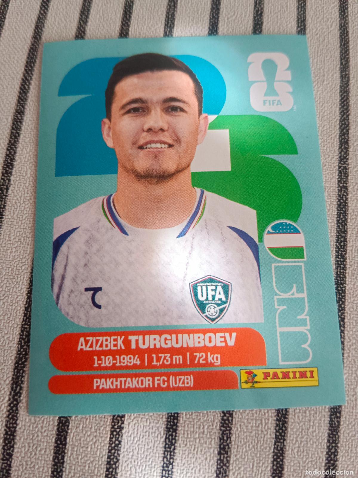 Cromos de f&uacute;tbol: MUNDIAL 2026 ESTADOS UNIDOS USA MEXICO MEJICO CANADA UZB 14 UZB14 TURGUNBOEV UZBEKISTAN FIFA