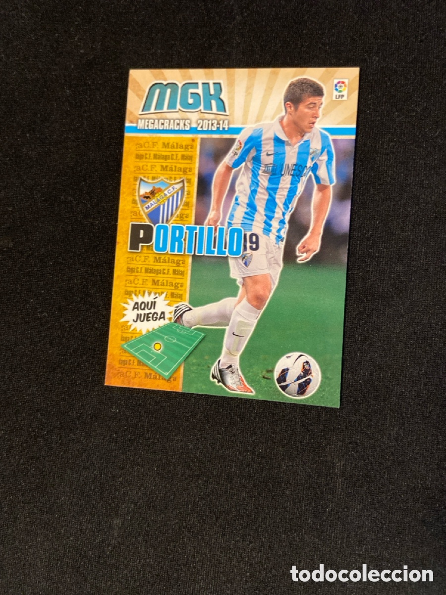 Cromos de f&uacute;tbol: PORTILLO 231 (M&Aacute;LAGA) PANINI